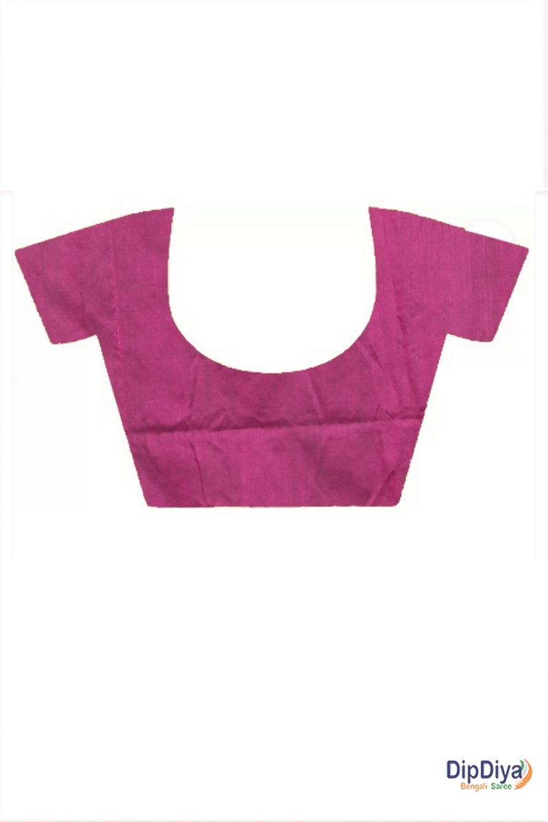 Purple Cotton Blended Parnika Hand Loom Saree (395)